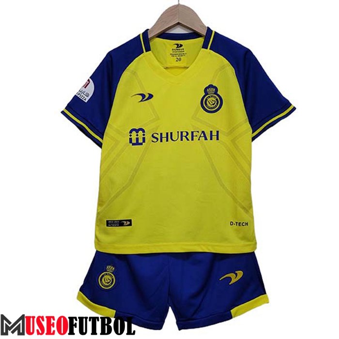 Camisetas De Futbol Al-Nassr Ninos Primera 2023/2023