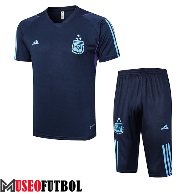 Camiseta Entrenamiento + Cortos Argentin Azul marino 2023/2024