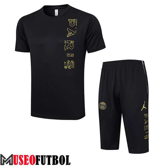 Camiseta Entrenamiento + Cortos PSG Jordan Blanco 2023/2024