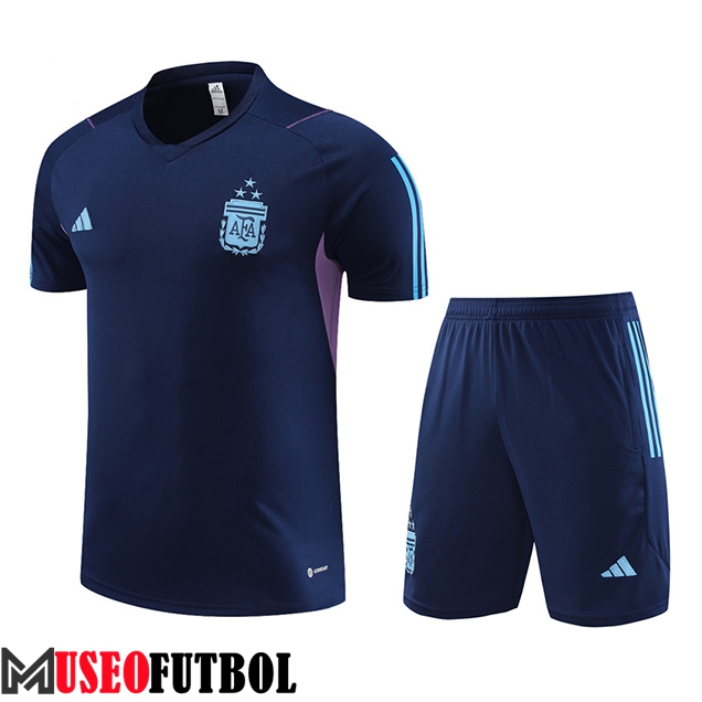 Camiseta Entrenamiento + Cortos Argentin Azul marino 2023/2024