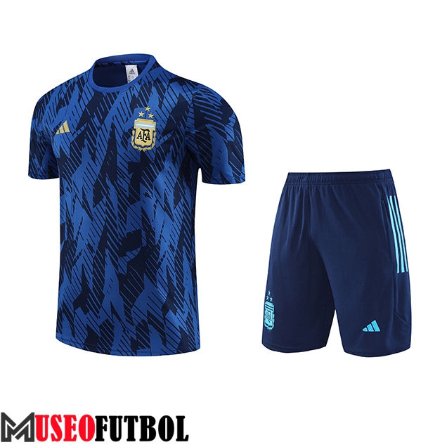 Camiseta Entrenamiento + Cortos Argentin Azul 2023/2024