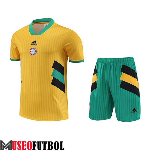 Camiseta Entrenamiento + Cortos Bayern Munich Amarillo 2023/2024