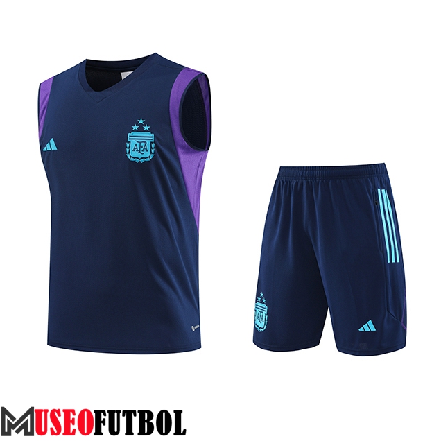 Camiseta Entrenamiento sin mangas+ Cortos Argentina Azul marino 2023/2024