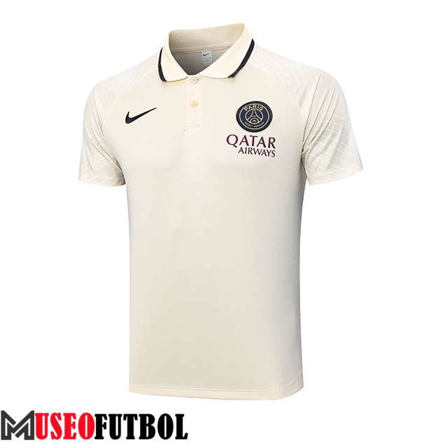 Camiseta Polo PSG Amarillo 2023/2024