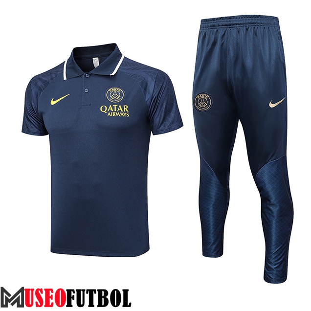 Camiseta Polo PSG Negro 2023/2024