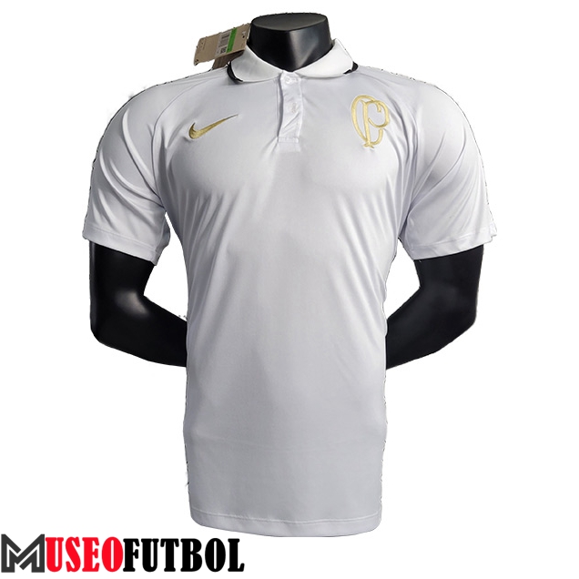 Camiseta Polo Corinthians Blanco 2023/2024 -02