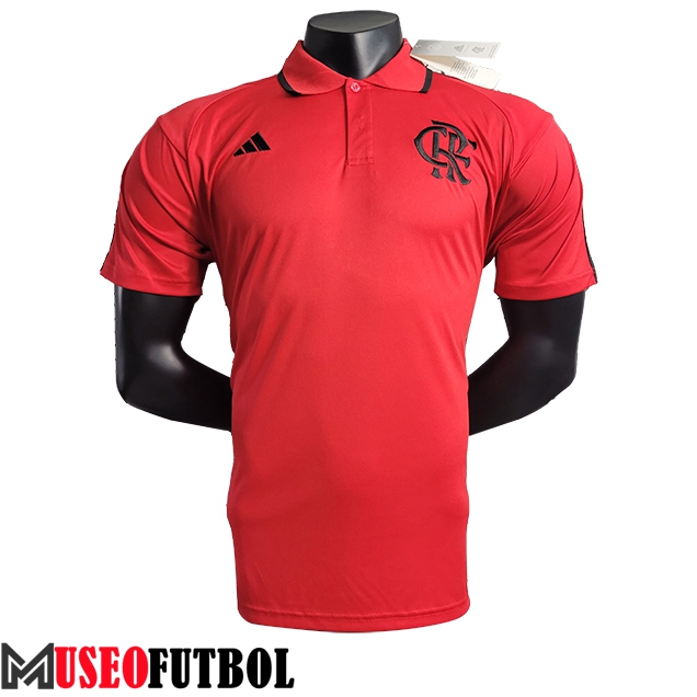 Camiseta Polo Flamengo Rojo 2023/2024 -02