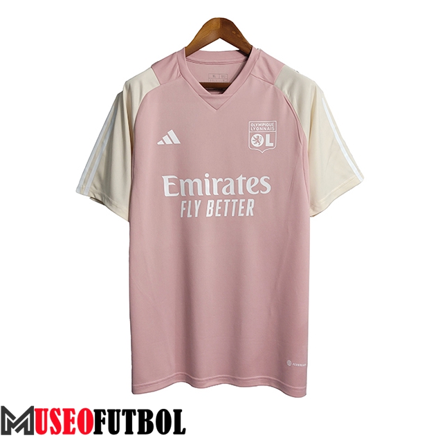 Camiseta Entrenamiento Lyon Rosa 2023/2024