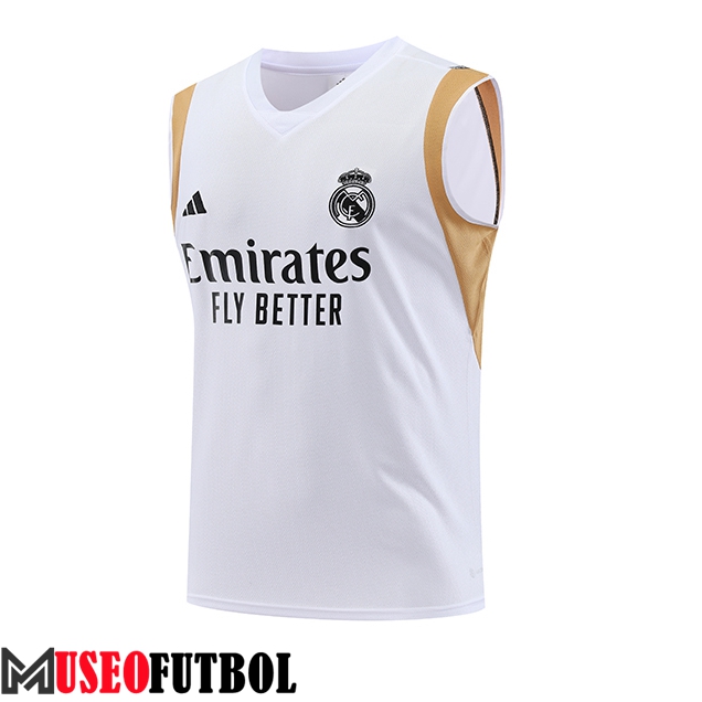 Chalecos De Futbol Real Madrid Blanco 2023/2024