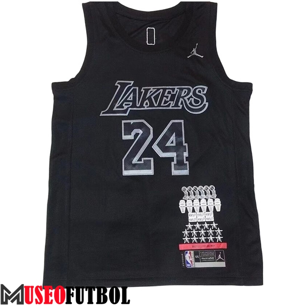 Camisetas Los Angeles Lakers (KOBE #24) 2022/23 Negro