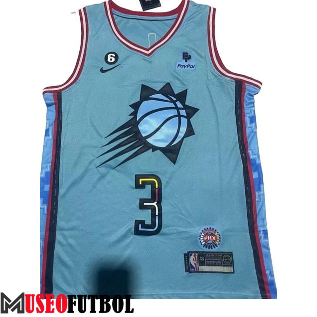 Camisetas Phoenix Suns (PAUL #3) 2022/23 Azul Claro