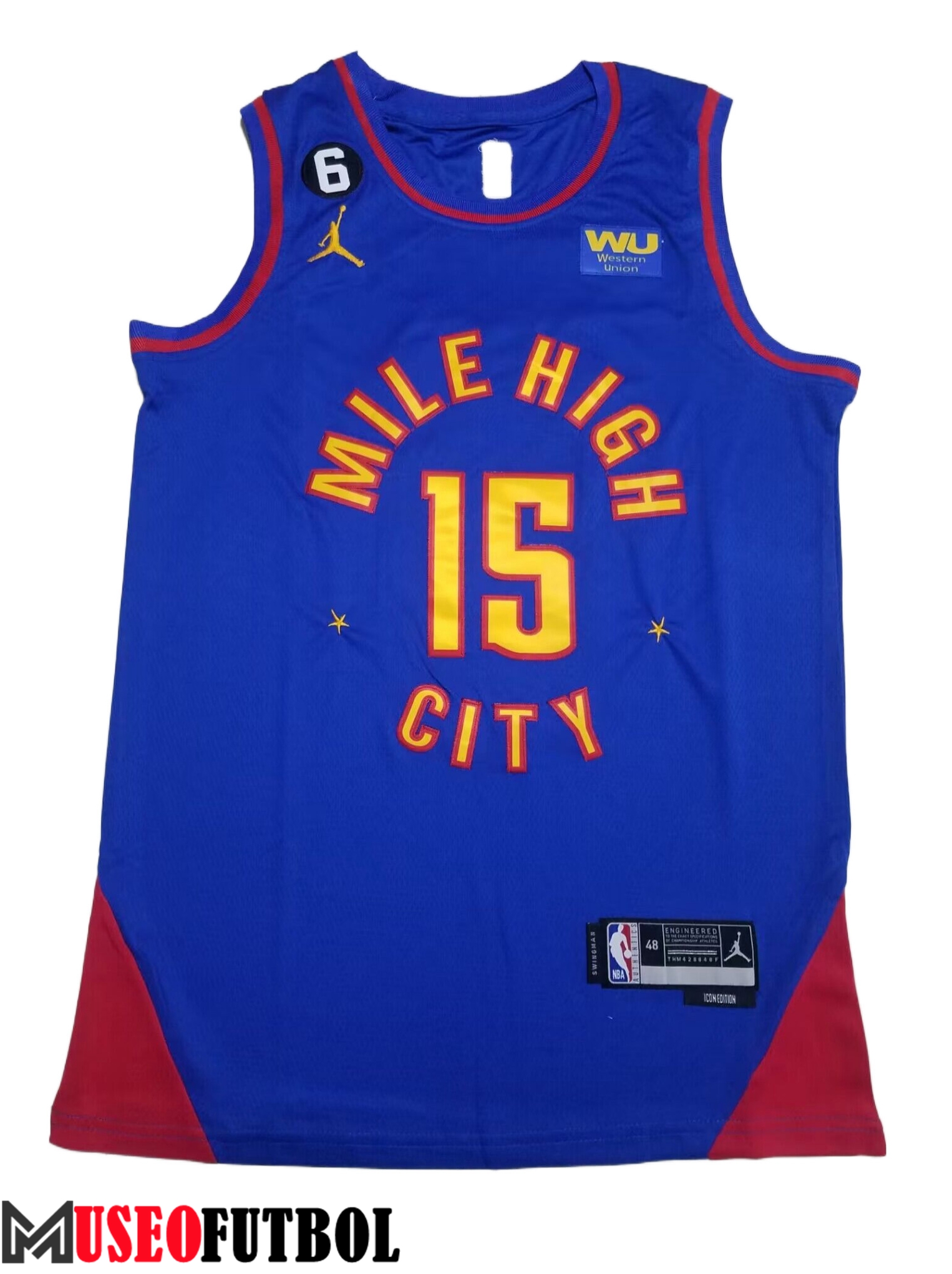 Camisetas Denver Nuggets (JOKIC #15) 2022/23 Azul