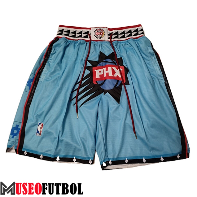 Cortos NBA Phoenix Suns 2023 Azul Claro