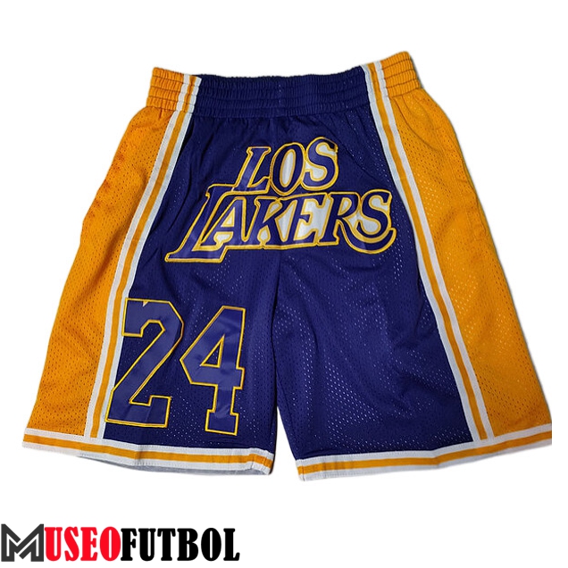 Cortos NBA Los Angeles Lakers Violeta/Amarillo