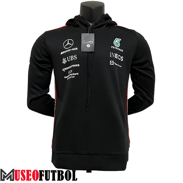 Sudadera Capucha F1 Mercedes Benz Team Negro 2023