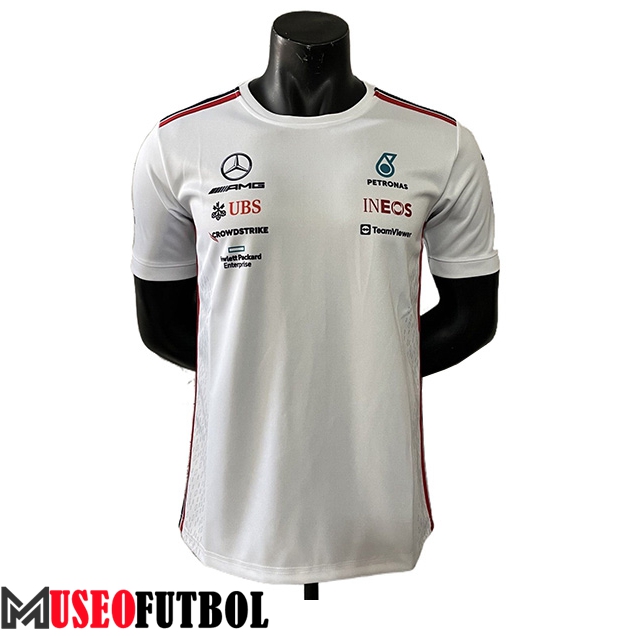 Camiseta de manga corta F1 Mercedes Benz Team Blanco 2023