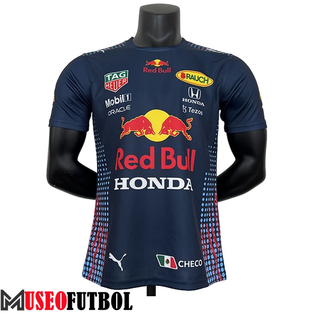 Camiseta de manga corta F1 RedBull Racing Team Azul marino 2023