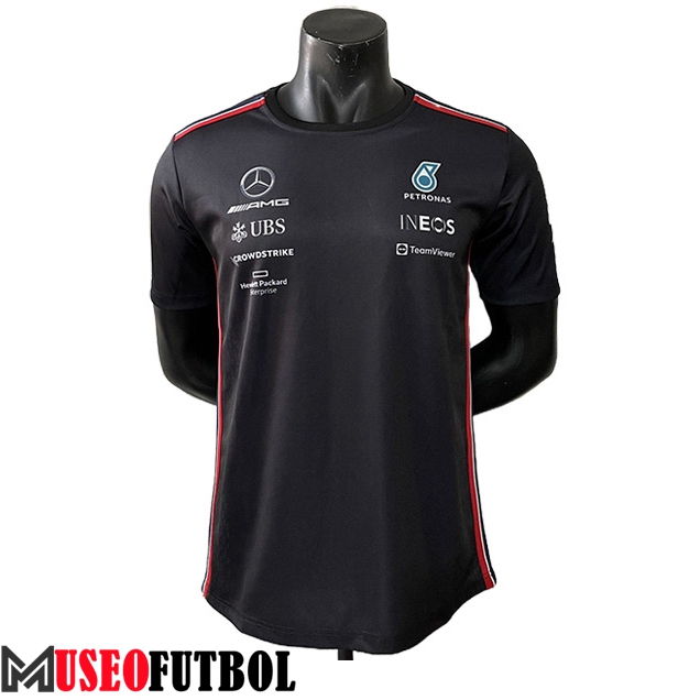 Camiseta de manga corta F1 Mercedes Benz Team Negro 2023