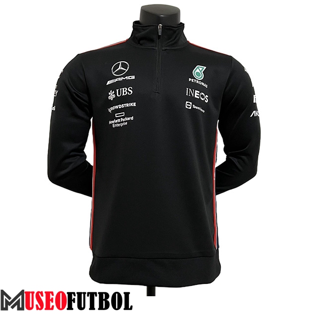 Sudadera F1 Mercedes Benz Team Negro 2023