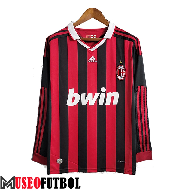 Camisetas De Futbol AC Milan Primera Manga Larga 2009/2010