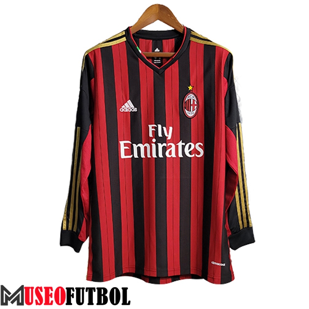 Camisetas De Futbol AC Milan Primera Manga Larga 2013/2014