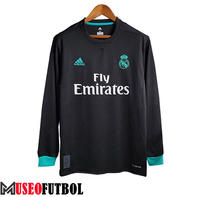 Camisetas De Futbol Real Madrid Segunda Manga Larga 2017/2018