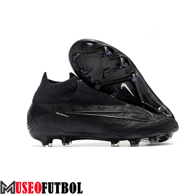 Nike Botas De Fútbol Phantom GX High Gang Elite DF Link FG Negro -02