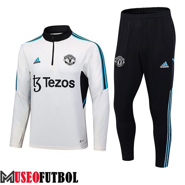 Chandal Equipos De Futbol Manchester United Blanco 2023/2024 -02