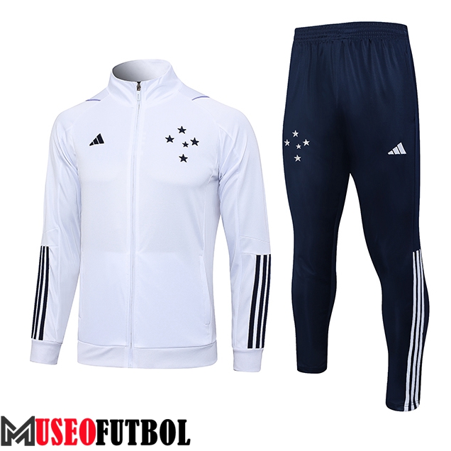 Chandal Equipos De Futbol - Chaqueta Cruzeiro EC Blanco 2023/2024