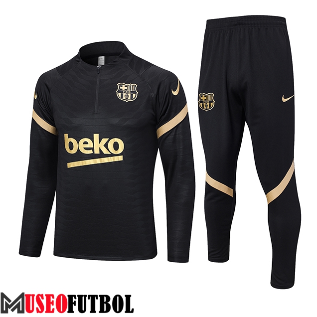 Chandal Equipos De Futbol FC Barcelona Negro 2023/2024