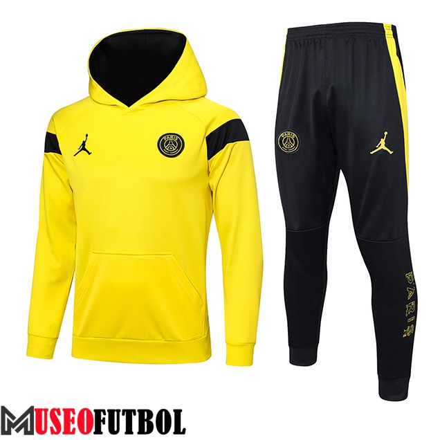 Chaqueta Con Capucha Chandal Jordan PSG Amarillo 2023/2024