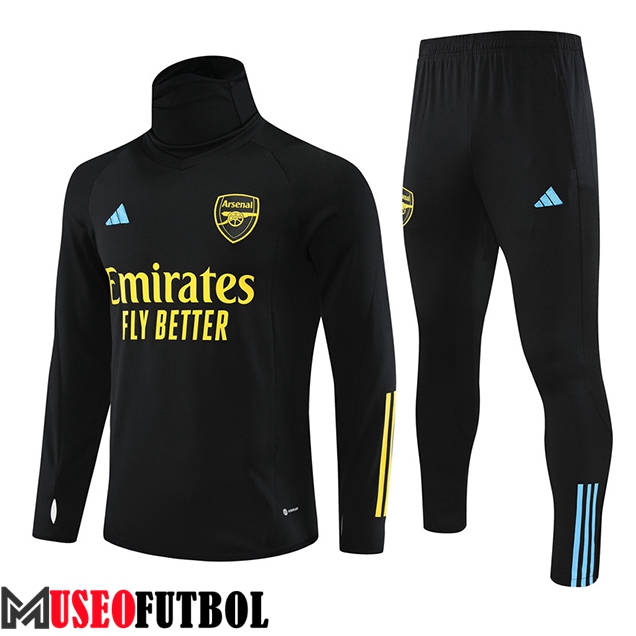 Chandal Equipos De Futbol Arsenal High Collar Negro 2023/2024