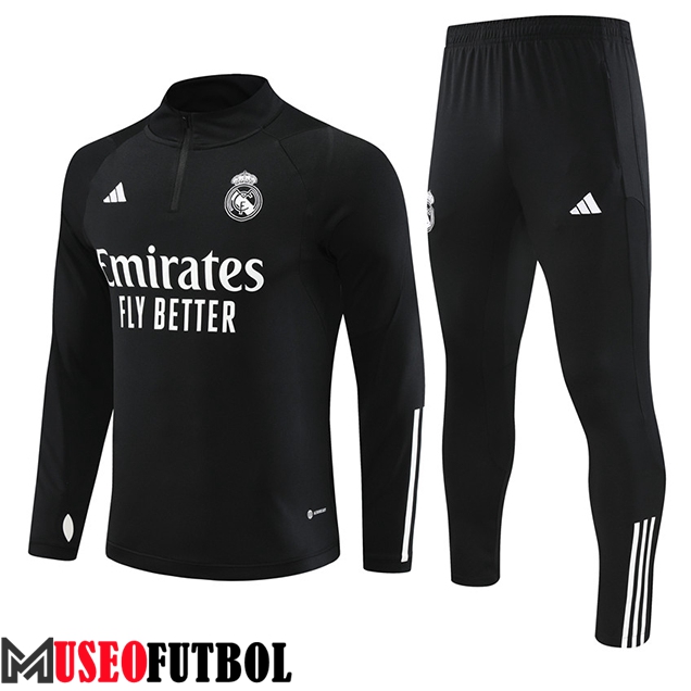 Chandal Equipos De Futbol Real Madrid Negro 2023/2024