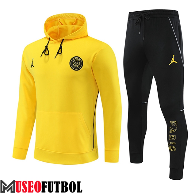 Chaqueta Con Capucha Chandal Jordan PSG Amarillo 2023/2024