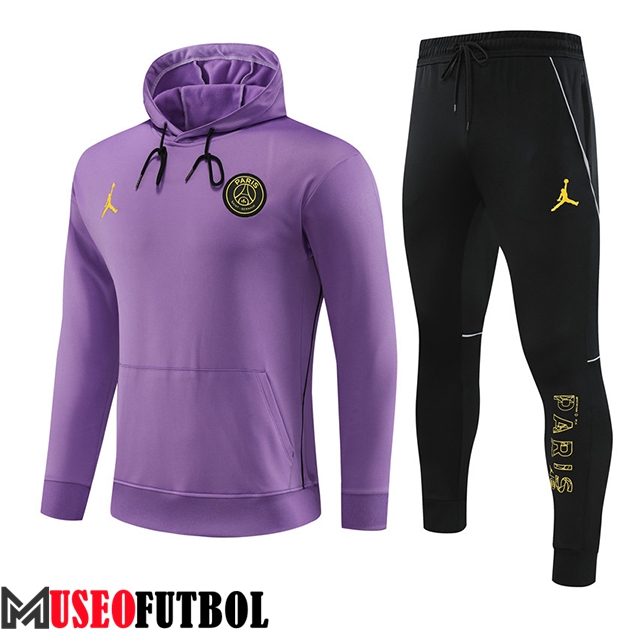 Chaqueta Con Capucha Chandal Jordan PSG Violeta 2023/2024