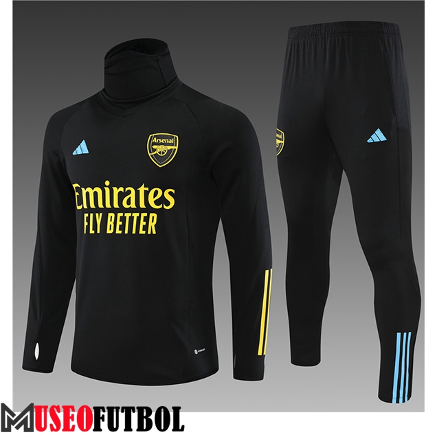 Chandal Equipos De Futbol Arsenal Ninos High Collar Negro 2023/2024