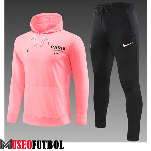 Chaqueta Con Capucha Chandal PSG Ninos Rosa 2023/2024