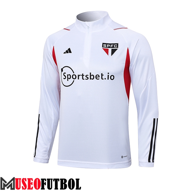 Sweatshirt Training Sao Paulo FC Blanco 2023/2024