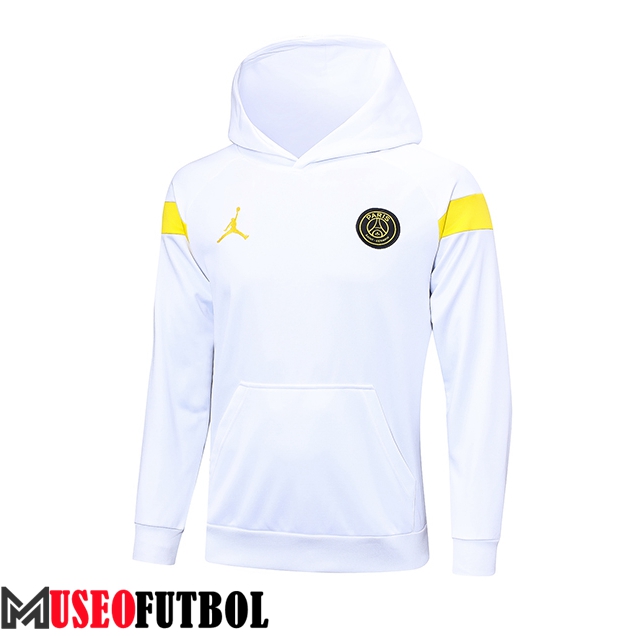 Sweatshirt Training Capuche Jordan PSG Blanco 2023/2024