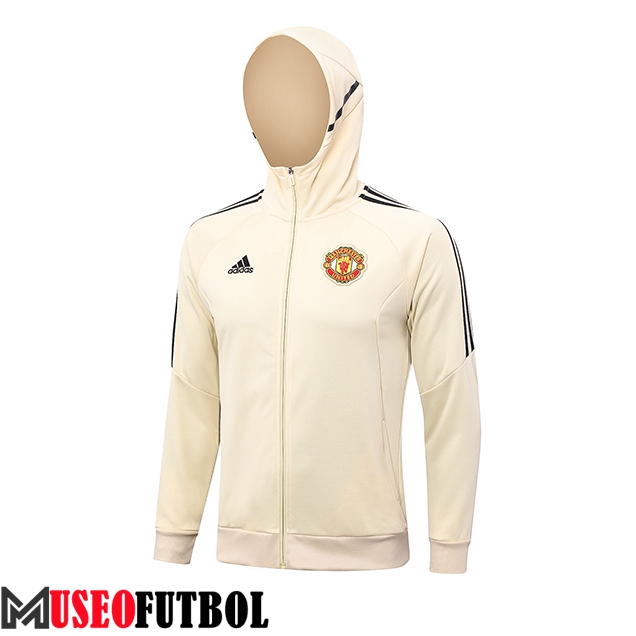 Chaqueta Con Capucha Manchester United Amarillo 2023/2024