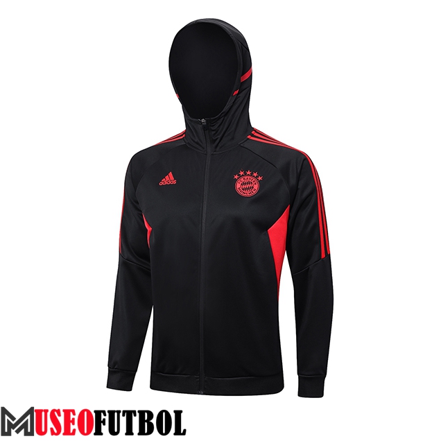 Chaqueta Con Capucha Bayern Munich Negro 2023/2024