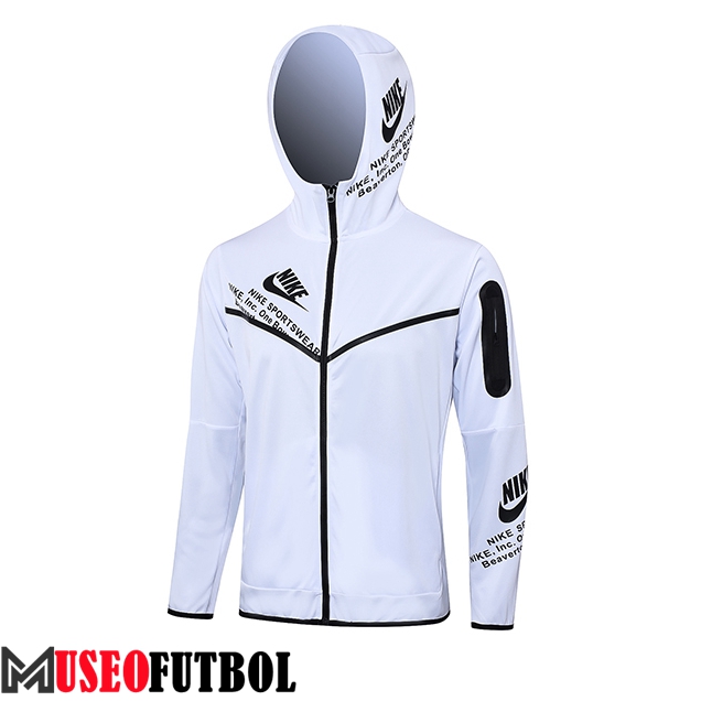 Chaqueta Con Capucha Nike Blanco 2023/2024