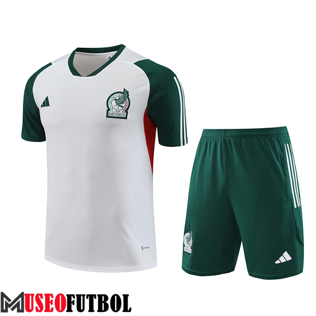 Camiseta Entrenamiento + Cortos México Blanco 2023/2024