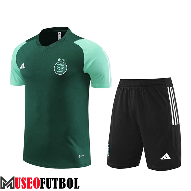 Camiseta Entrenamiento + Cortos Algeria Verde 2023/2024