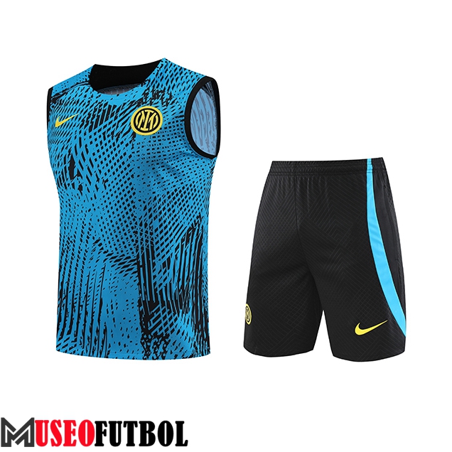 Camiseta Entrenamiento sin mangas + Cortos Inter Milan Azul 2023/2024