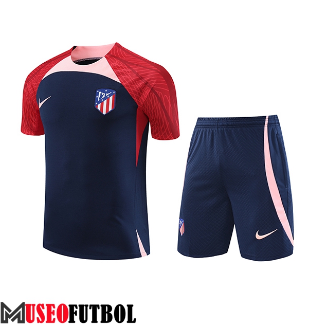 Camiseta Entrenamiento + Cortos Atletico Madrid Azul marino 2023/2024 -02