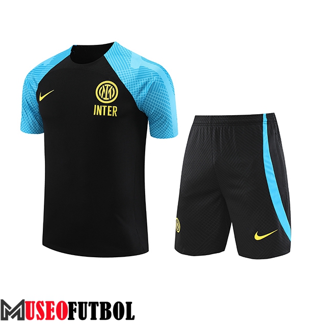 Camiseta Entrenamiento + Cortos Inter Milan Negro 2023/2024