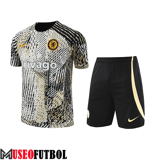 Camiseta Entrenamiento + Cortos FC Chelsea Amarillo 2023/2024