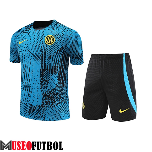 Camiseta Entrenamiento + Cortos Inter Milan Azul 2023/2024