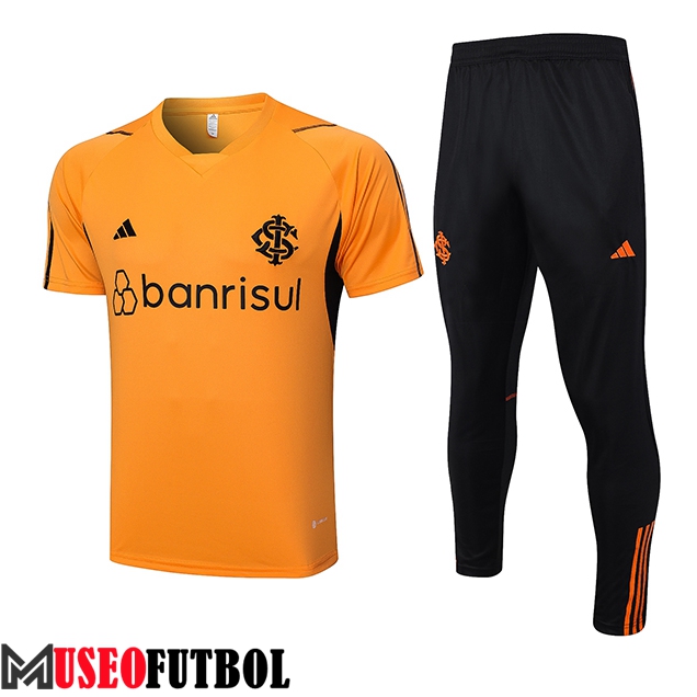 Camiseta Entrenamiento + Pantalones Brasil Naranja 2023/2024